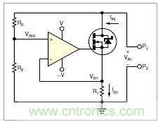 圖1：MOSFET的電阻變化，功能上像是一只可變電阻