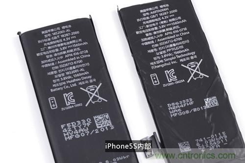 土豪金iPhone 5S拆解：內(nèi)部結(jié)構(gòu)升級，維修難度增加