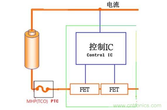 典型的單節(jié)鋰離子電池保護電路