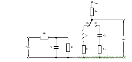 為晶體管開關等效電路原理圖