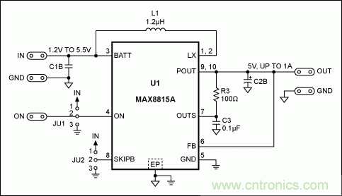 Li+電池供電、低壓高亮度(HB) LED解決方案