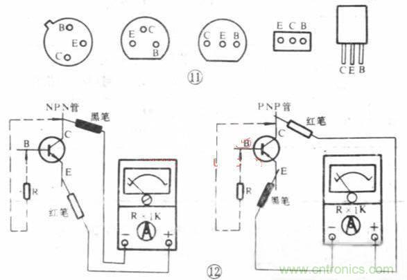 詳解三極管和場(chǎng)效應(yīng)管測(cè)量方式