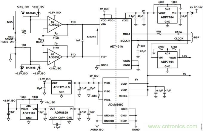 集成隔離式電源、用于太陽能光伏轉(zhuǎn)換器的完全隔離式電流檢測電路