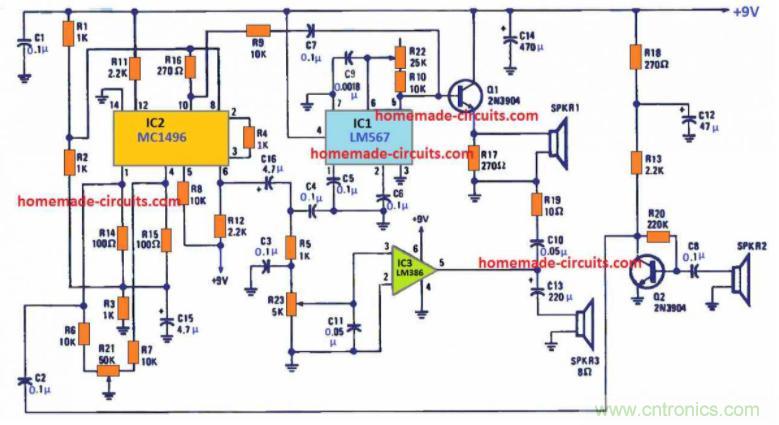 如何使用多普勒效應(yīng)的運(yùn)動(dòng)檢測(cè)器電路