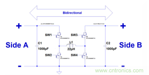 如何用碳化硅MOSFET設(shè)計雙向降壓-升壓轉(zhuǎn)換器？